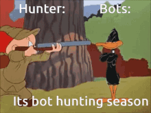 Hunter Hunting Bots Bot Hunting GIF - Hunter Hunting Bots Bot Hunting Bot GIFs