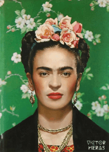 Frida Kahlo Kiss GIF - Frida Kahlo Kiss Wink GIFs