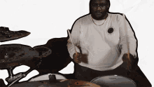 Playing The Drums Adrian Brown GIF - Playing The Drums Adrian Brown Action Adventure GIFs