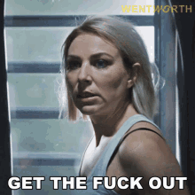 Get The Fuck Out Allie Novak GIF - Get The Fuck Out Allie Novak Kate Jenkinson GIFs