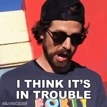 I Think It'S In Trouble Brett Stanford GIF
