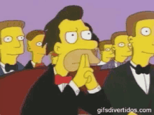 The Simpsons Focused GIF - The Simpsons Focused Interested GIFs