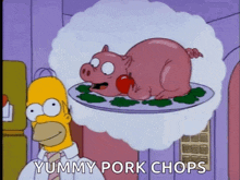 simpsons food pig