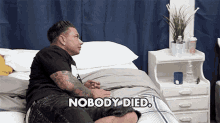 Nobody Died Safe GIF - Nobody Died Safe No Need To Worry GIFs