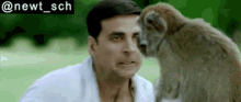 Housefull2010 Akshay Kumar Fight With Monkey GIF