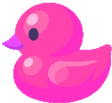 Pinkduck Rubber Ducky Sticker - Pinkduck Pink Duck Stickers