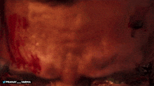 a close up of a person 's face with the hashtag pranay varma