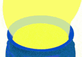 a cartoon illustration of a hand reaching into a cauldron