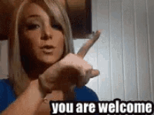 Youre Welcome Jenna Marbles GIF