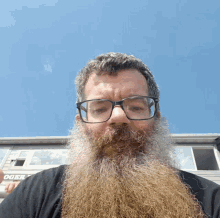Beard Flip Selfie GIF