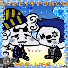 a picture of a cartoon character called sleepypunch