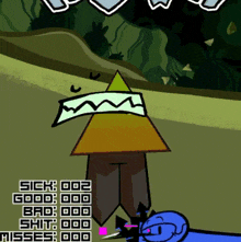 a cartoon drawing of a pyramid with the words sick good bad shit and misses below it