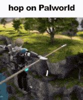 Palworld Hop On GIF - Palworld Hop On Hop On Palworld GIFs