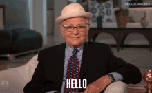 Hello Norman Lear GIF - Hello Norman Lear Golden Globes GIFs
