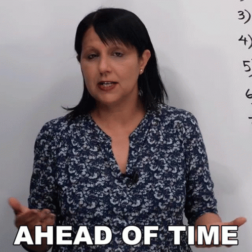 Ahead Of Time Rebecca GIF - Ahead Of Time Rebecca Engvid GIFs