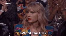 What Thef Fuck Wtf GIF - What Thef Fuck Wtf Taylor Swift GIFs