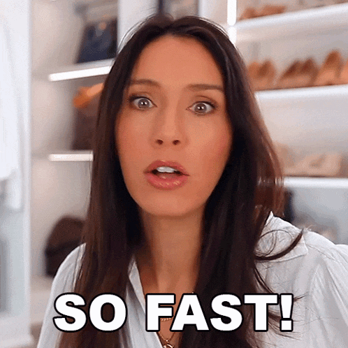 So Fast Shea Whitney GIF - So Fast Shea Whitney Super Quick GIFs