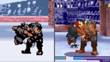 street fighter alpha game comparison evolution demake