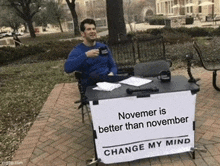 November Novemer GIF - November Novemer Change My Mind GIFs