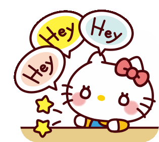 Hello Kitty Hi Sticker - Hello Kitty Hi Hello Stickers