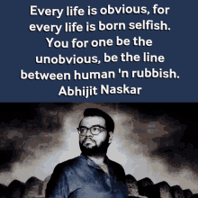 abhijit humanity