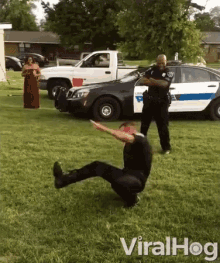 break dancing dance moves cop police kicking