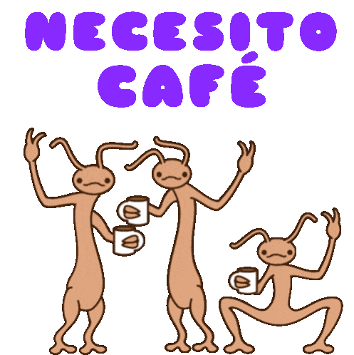 Necesito Café Necesito Cafe Sticker - Necesito Café Necesito Cafe Need Coffee Stickers