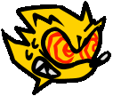 Fleetway Super Sonic Nightmare Mode Sticker - Fleetway super sonic  Nightmare mode Indie Cross - Discover & Share GIFs