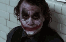 Meh Joker GIF - Meh Joker Make Up GIFs
