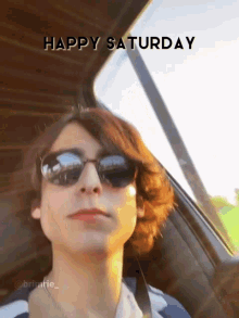 Happy Saturday Saturday GIF - Happy Saturday Saturday Aidan Gallagher GIFs