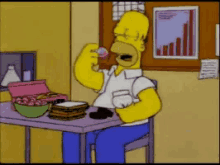 Homer Food GIF - Homer Food Simpsons GIFs