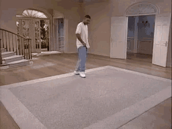 Will Smith at the end of Fresh Prince, looking at an empty room