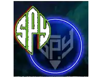 a green and white logo with the letters spd on it