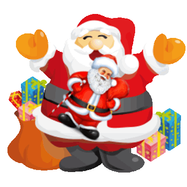 Santa Claus Christmas Sticker - Santa Claus Santa Christmas Stickers
