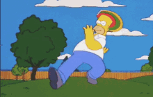 Homer Rastaman - The Simpsons GIF - The Simpsons Rastaman Homer Simpson GIFs