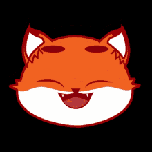laughing red fox