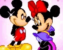 Mickey Mouse Kiss GIF - Mickey Mouse Kiss Minnie Mouse GIFs