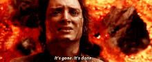 Lord Of The Rings GIF - Lotr Frodo Baggins Its Gone GIFs