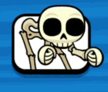 Clash Royale Skeleton GIF - Clash Royale Skeleton Skeleton Meme Dancing GIFs