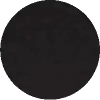 a black circle on a white background with a border