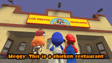 Smg4 Meggy GIF - Smg4 Meggy This Is A Chicken Restaurant GIFs