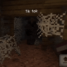 a screenshot of a video game with the words tik tok