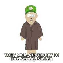 they will never catch the serial killer michael deets south park s8e13 cartmans incredible gift