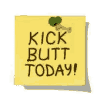 Good Luck Kick Butt GIF