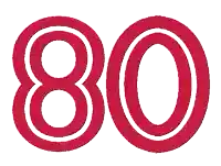 the number 80 is shown in red with a white outline