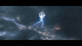 a lightning bolt strikes a sign that says ' ghost ' on it