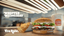 Burger King Whopper Whednesday GIF - Burger King Whopper Whednesday Whopper Wednesday GIFs