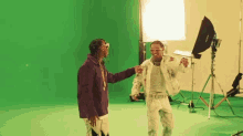 dancing swae lee green screen special effects rapping