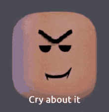 Cry About It Cry GIF - Cry About It Cry Roblox GIFs