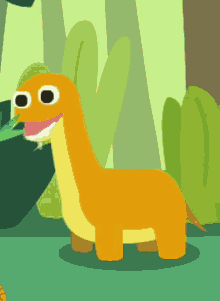Dinosaur Eating GIF - Dinosaur Eating Leaves GIFs